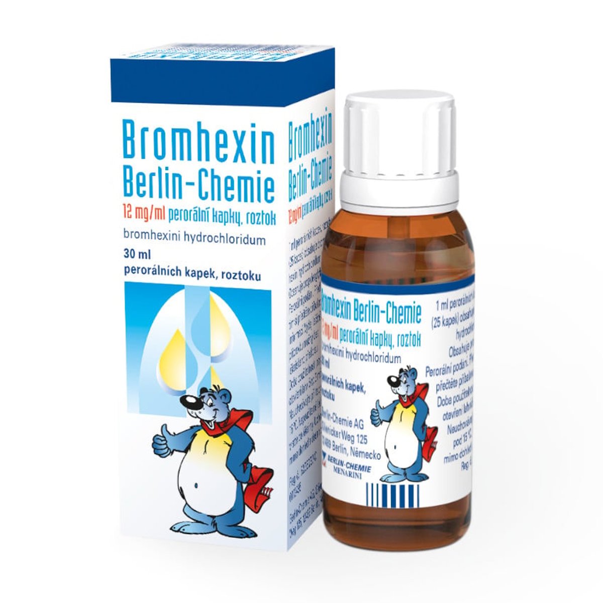 BROMHEXIN BERLIN-CHEMIE 12MG/ML Perorální kapky, roztok 30ML