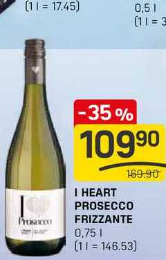 I HEART PROSECCO FRIZZANTE 0,75l