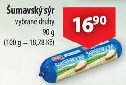 Šumavský sýr, 90 g 