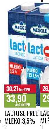 LACTOSE FREE MLÉKO 3,5% 1l