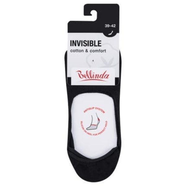 Bellinda INVISIBLE SOCKS černé, vel. 39-42