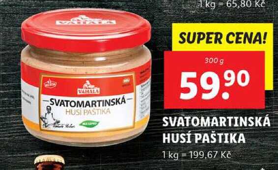 SVATOMARTINSKÁ HUSÍ PAŠTIKA, 300 g