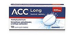 ACC® LONG 600 mg 10 šumivých tablet