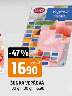 Šunka vepřová 100g