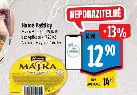 Hamé Paštiky 75 g  