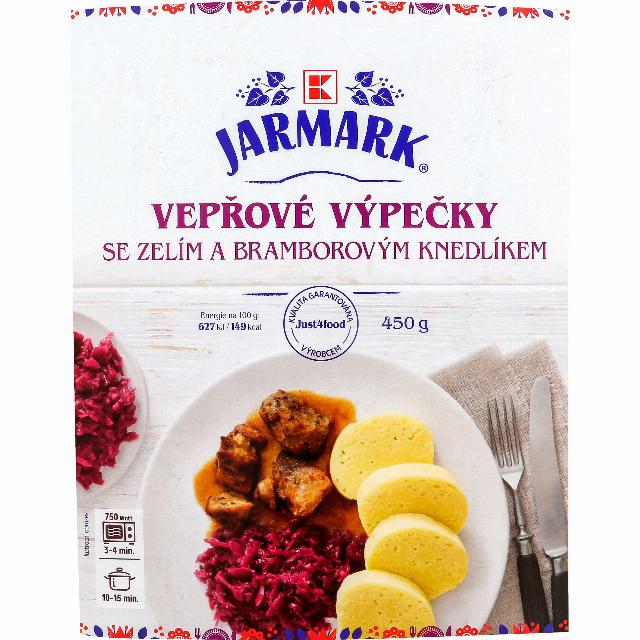 K-Jarmark Vepřové výpečky, zelí, bramborový knedlík