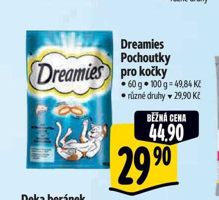 Dreamies Pochoutky pro kočky  60 g