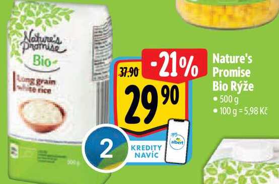  Nature's Promise Bio Rýže 500 g  