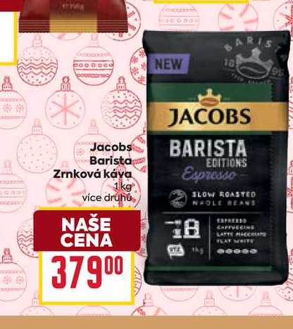 Jacobs Barista Zrnková káva 1 kg