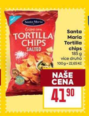 Santa Maria Tortilla chips 185 g 