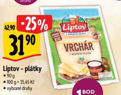 Liptov - plátky, 90 g 