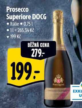 Prosecco Superiore DOCG, 0,75 l