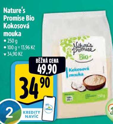 Nature's Promise Bio Kokosová mouka, 250 g 