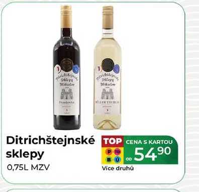 Ditrichštejnské sklepy 0,75L