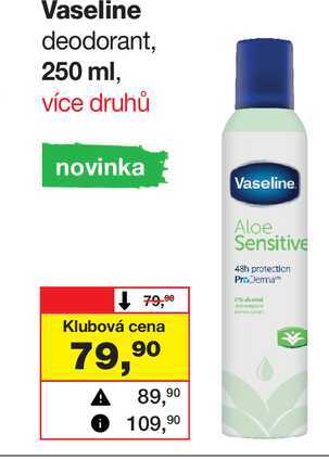 Vaseline deodorant 250ml