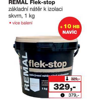 REMAL Flek-stop základní nátěr k izolaci skvrn, 1 kg