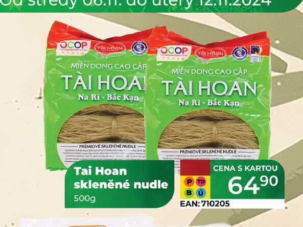 Tại Hoan skleněné nudle 500g 