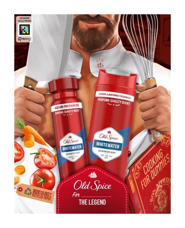 Old Spice Dárková sada Old Spice Whitewater Chef, 1 ks