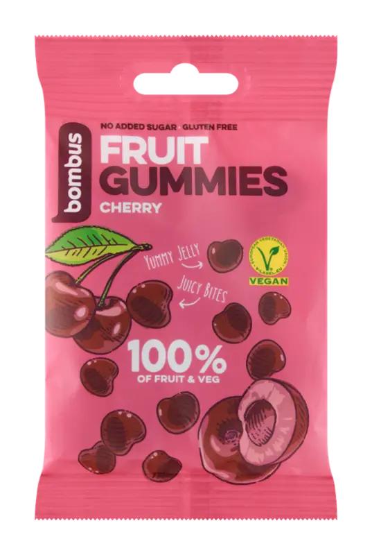 Bombus Ovocné kousky Fruit Gummies višeň, 35 g