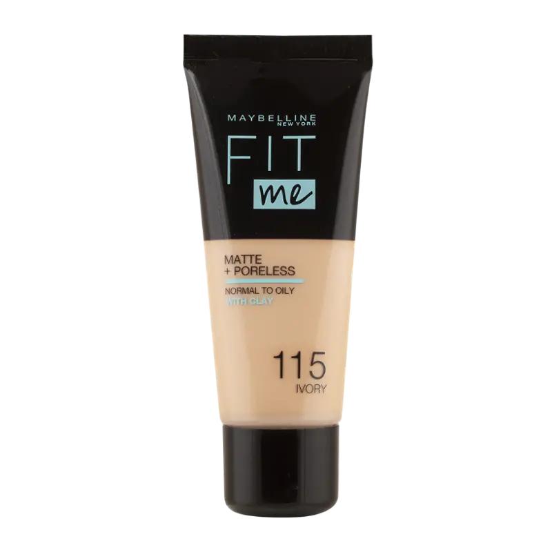 Maybelline Make-up Fit Me! Matte + Poreless 115 Ivory, 1 ks