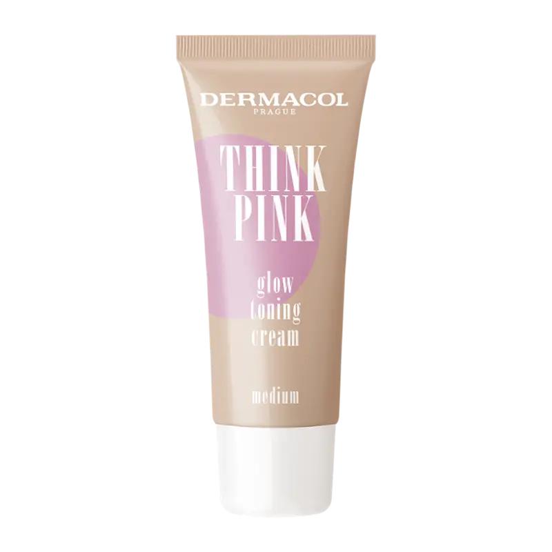 Dermacol Tónovací krém Think pink glow toning medium, 1 ks