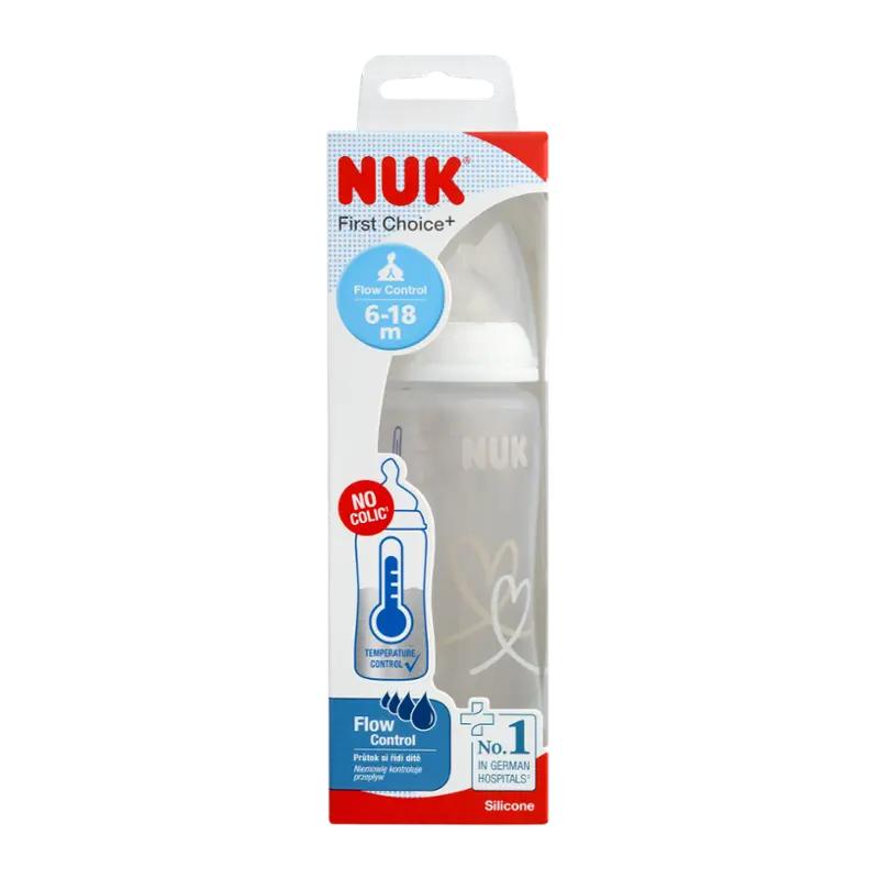 NUK Láhev s kontrolou teploty 300 ml, různé druhy, 1 ks