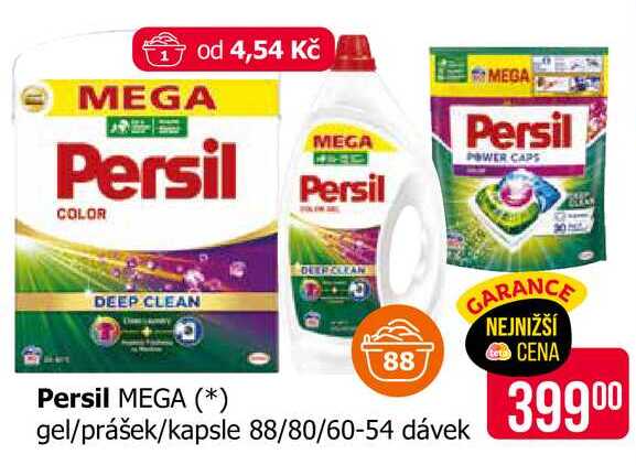 Persil gel na praní 88 dávek, vybrané druhy  