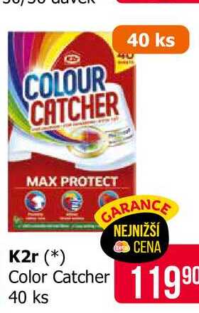 K2r Colour Catcher Prací ubrousky 40 ks