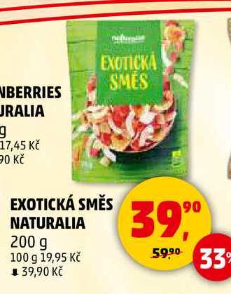 EXOTICKÁ SMĚS NATURALIA, 200 g 