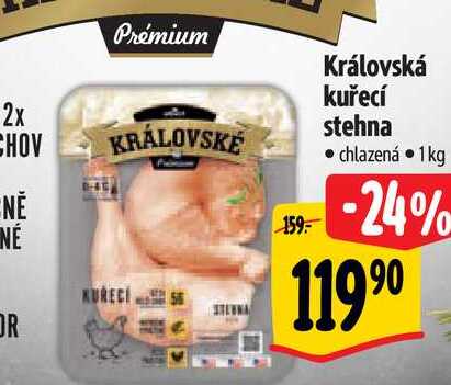  Královská kuřecí stehna  1 kg