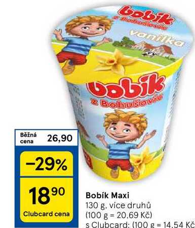 Bobík Maxi, 130 g, více druhů 