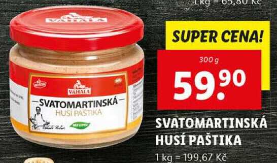 SVATOMARTINSKÁ HUSÍ PAŠTIKA, 300 g