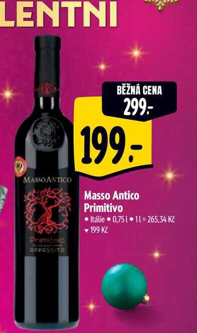   Masso Antico Primitivo  0,75 l 