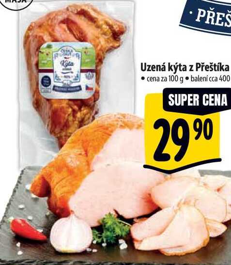  Uzená kýta z Přeštíka  100 g 