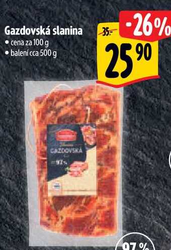 Gazdovská slanina 100 g 