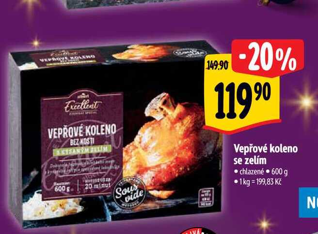  Vepřové koleno se zelím 600 g