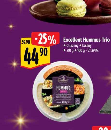  Excellent Hummus Trio  210 g