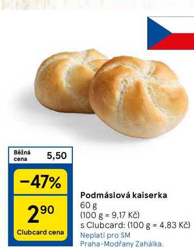 Podmáslová kaiserka, 60 g