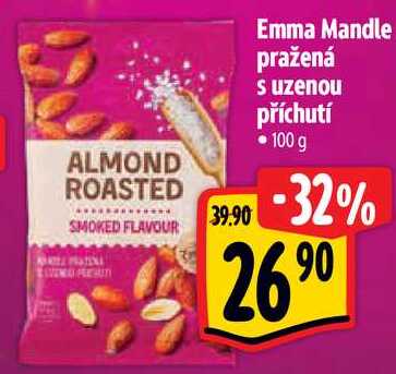 Emma Mandle pražená s uzenou příchutí, 100 g 