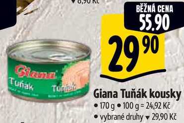 Giana Tuňák kousky, 170 g