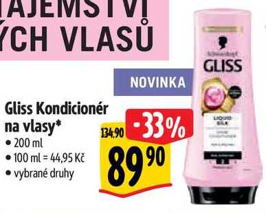 Gliss Kondicionér na vlasy, 200 ml