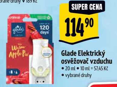 Glade Elektrický osvěžovač vzduchu, 20 ml 