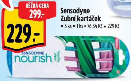 Sensodyne Zubní kartáček, 3 ks 