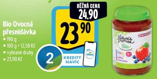 Nature's Promise Bio Baby Pyré jablko a borůvka 190g