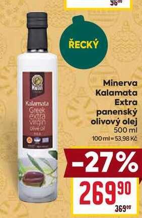 Minerva Kalamata Extra panenský olivový olej 500 ml 