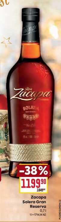 Zacapa Solera Gran Reserva 0,7l