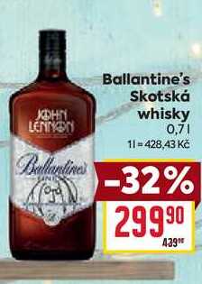 Ballantine's Skotská whisky 0,7l