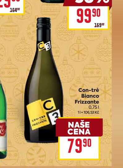 Con-tré Bianco Frizzante 0,75l