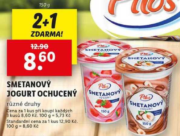 SMETANOVÝ JOGURT OCHUCENÝ, 150 g