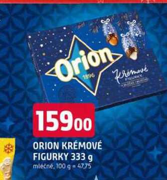 ORION KRÉMOVÉ FIGURKY 333 g 